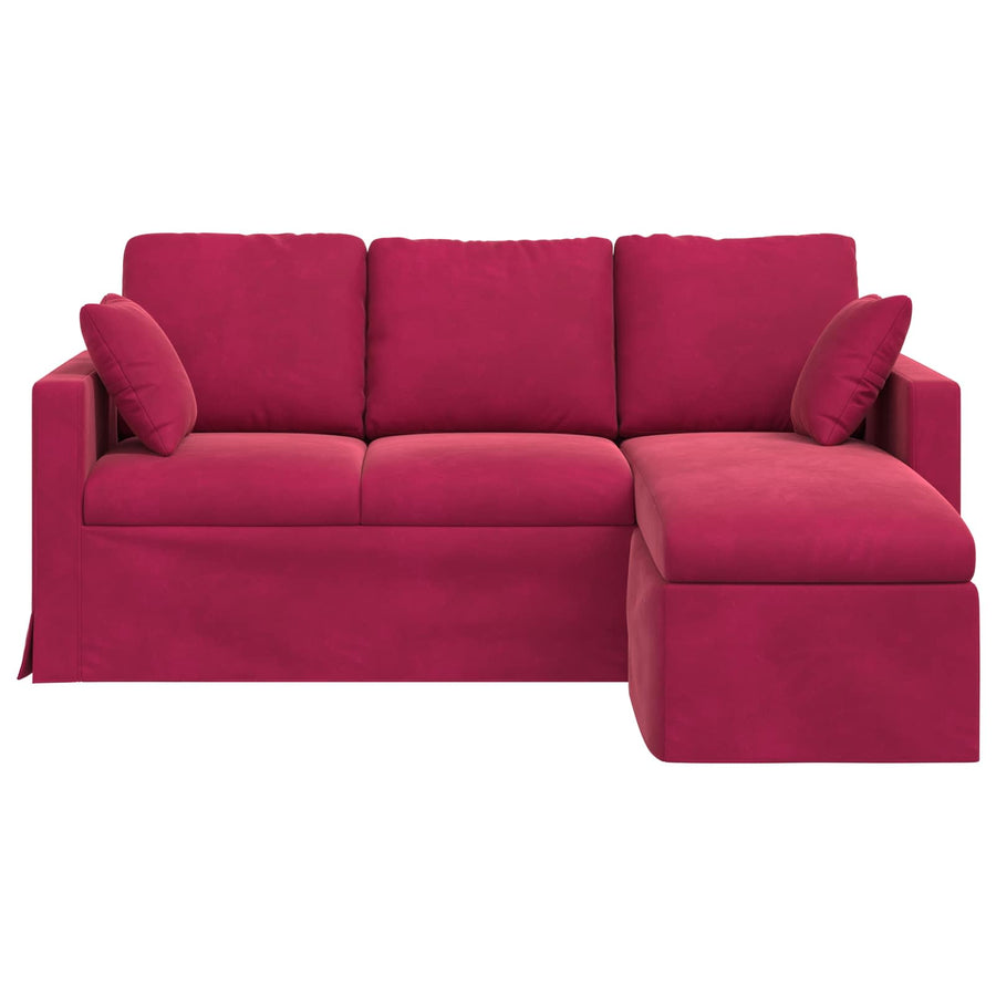 Bank Wijnrood Totale afmetingen: 178 x 134 x 80 cm (B x D x H)
