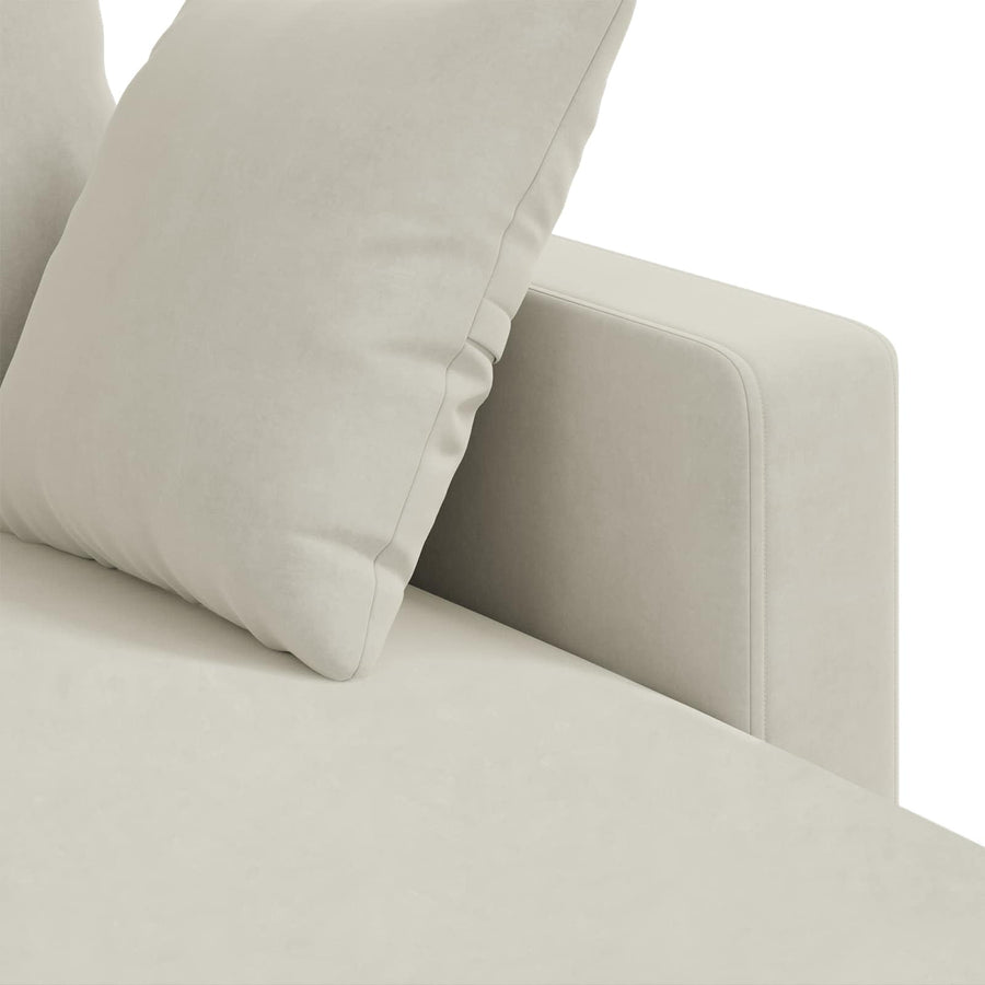 Bank Crème Totale afmetingen: 178 x 134 x 80 cm (B x D x H)