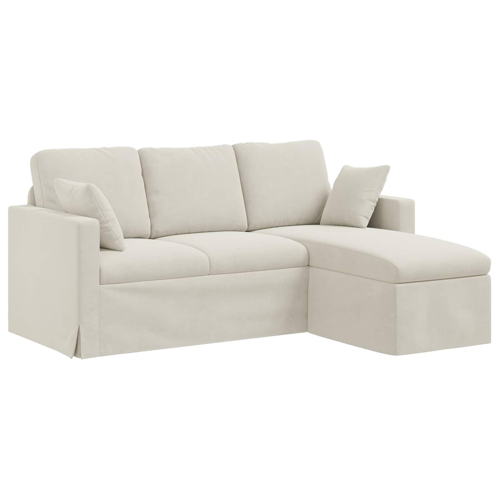 Bank Crème Totale afmetingen: 178 x 134 x 80 cm (B x D x H)