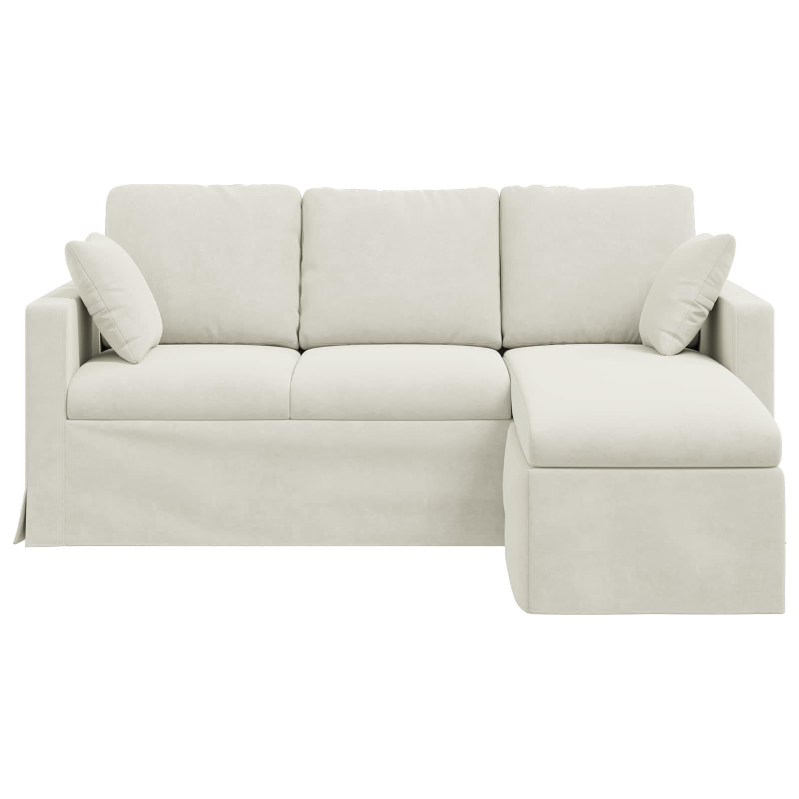 Bank Crème Totale afmetingen: 178 x 134 x 80 cm (B x D x H)