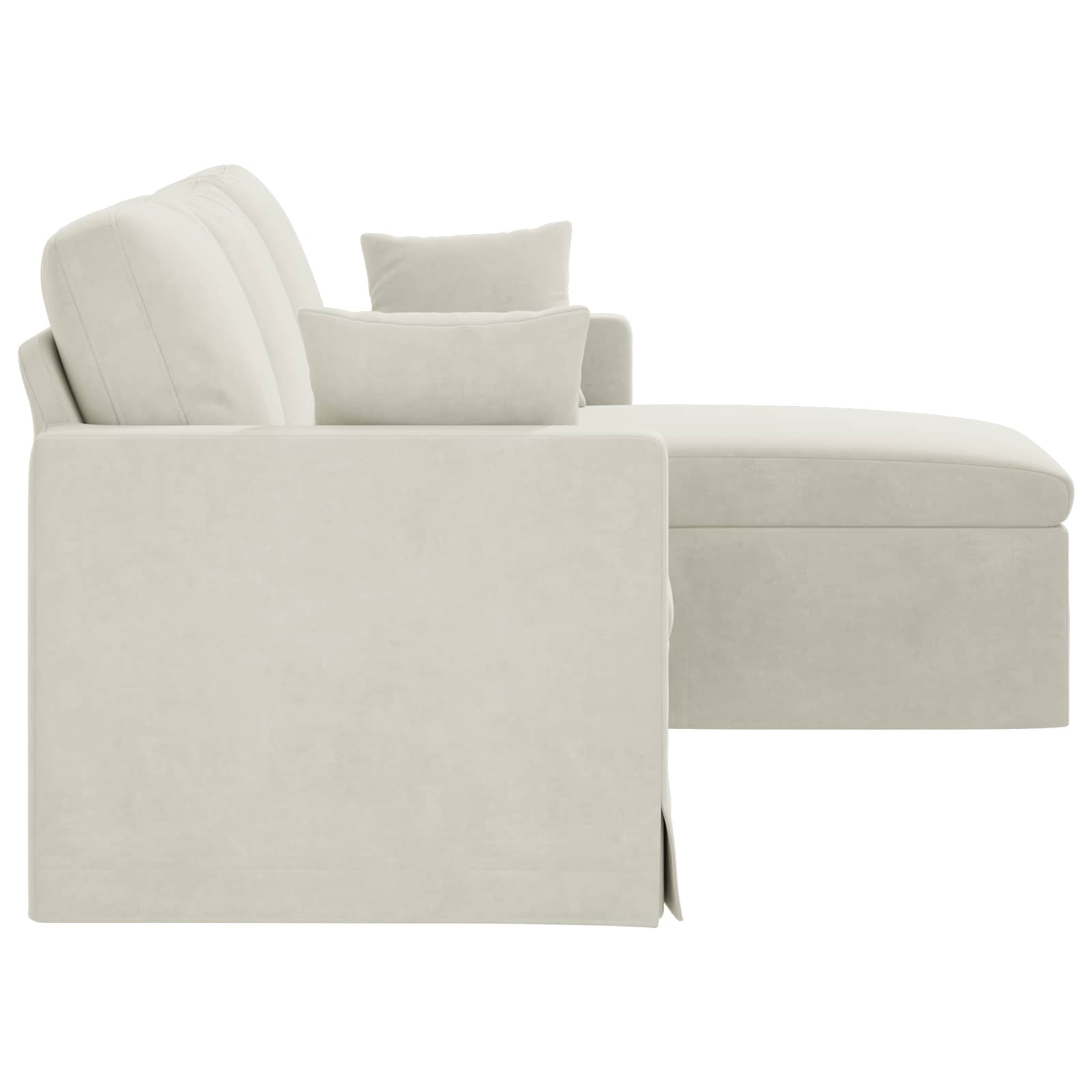 Bank Crème Totale afmetingen: 178 x 134 x 80 cm (B x D x H)