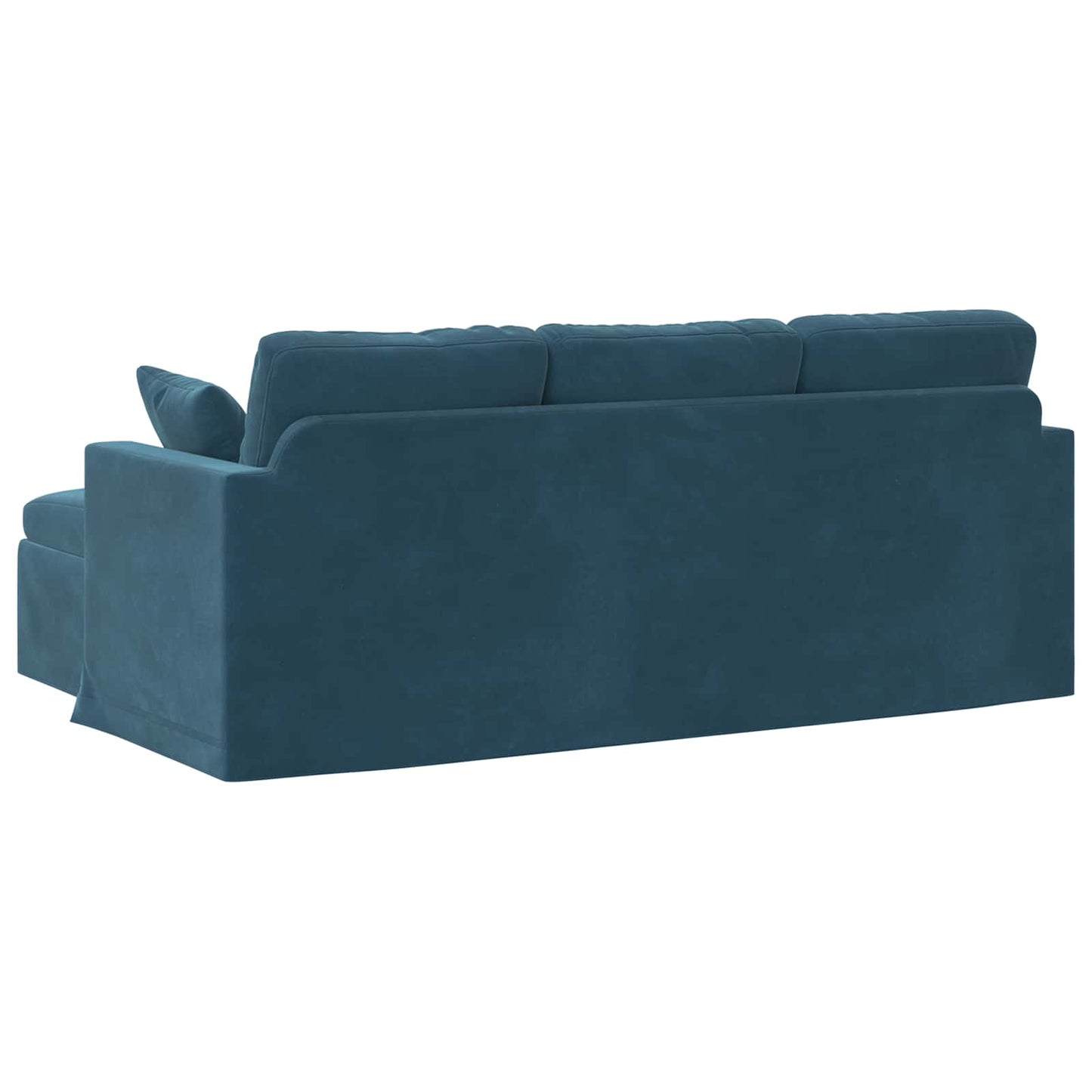 Bank Blauw 198 x 134 x 80 cm Fluweel