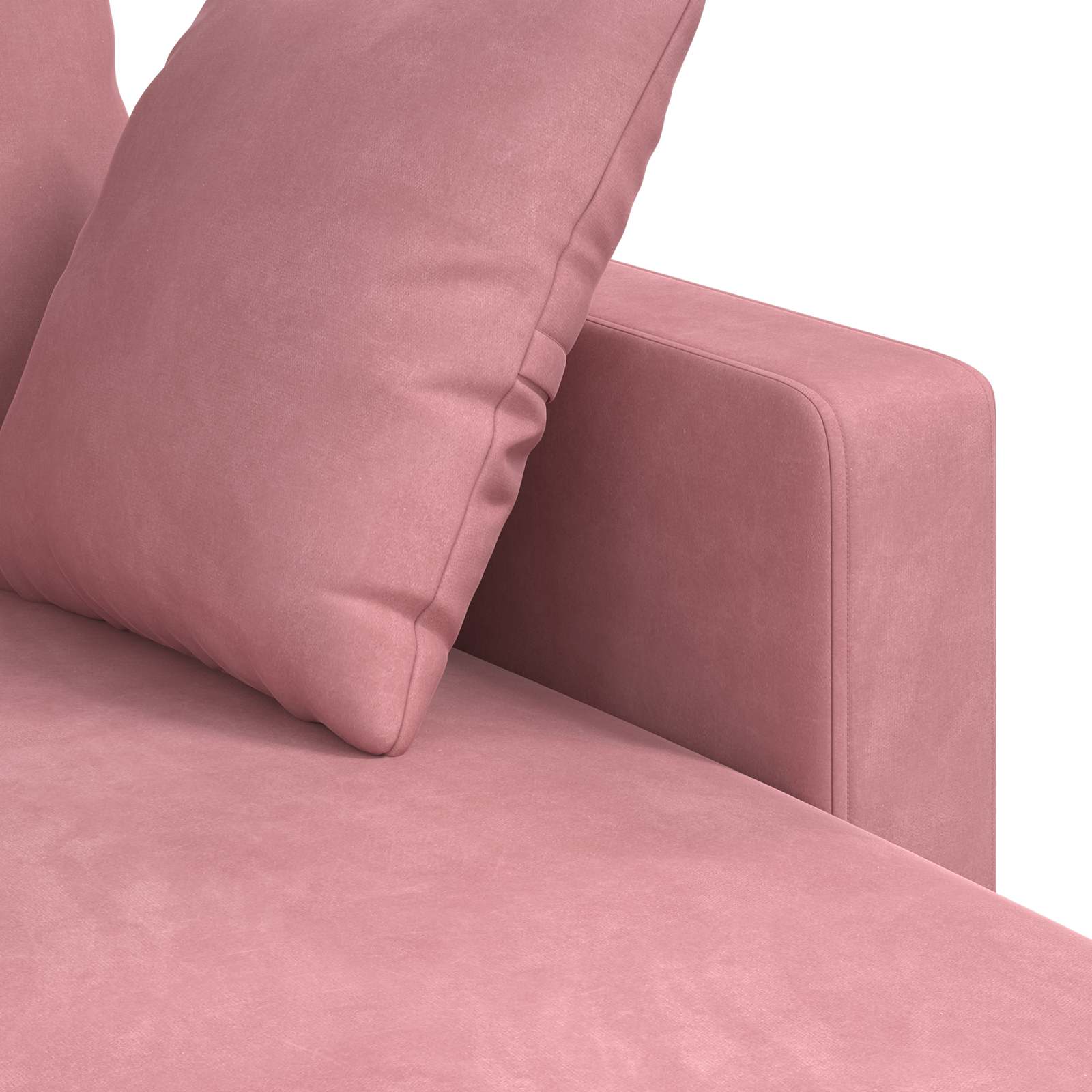 Bank Roze 228 x 134 x 80 cm Fluweel