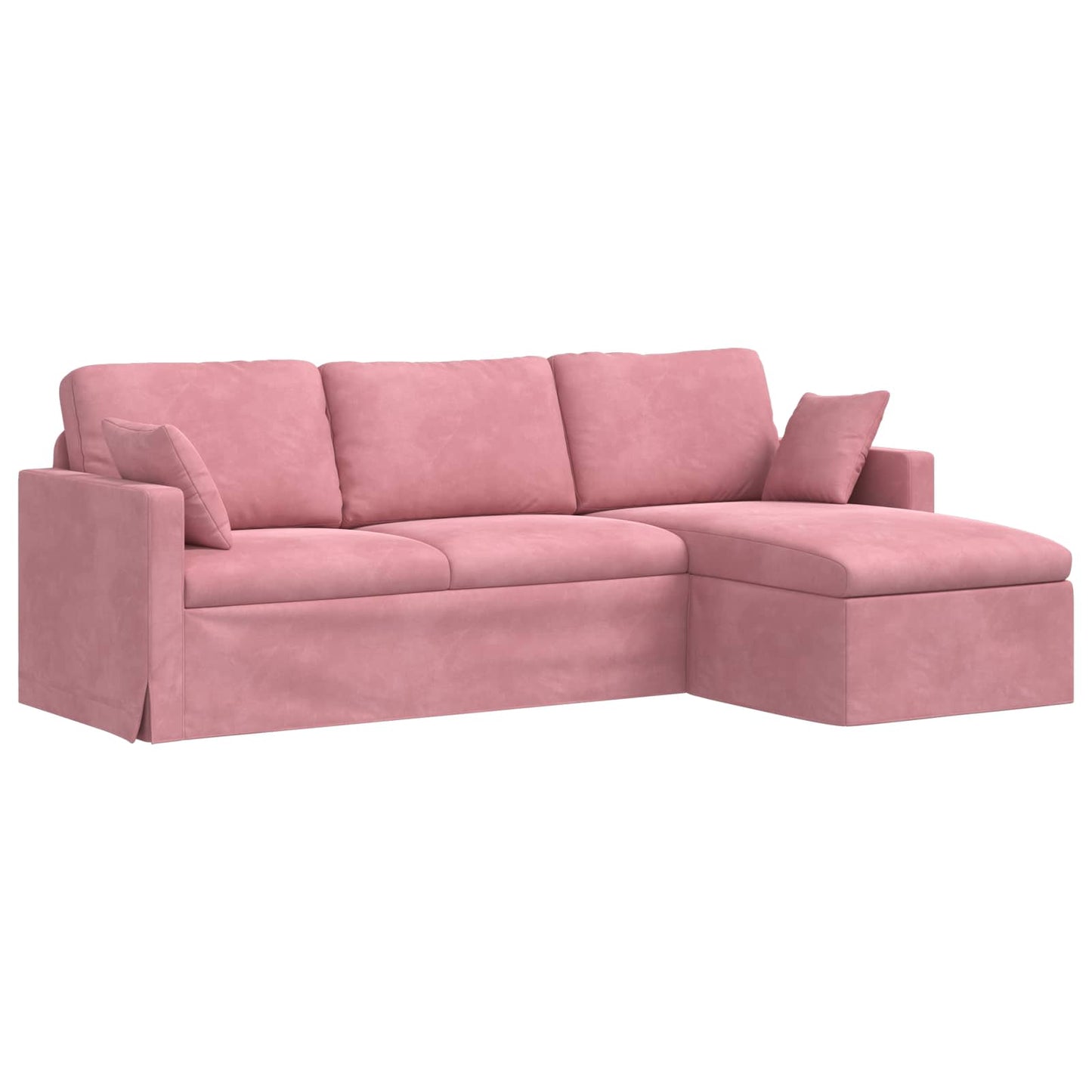 Bank Roze 228 x 134 x 80 cm Fluweel