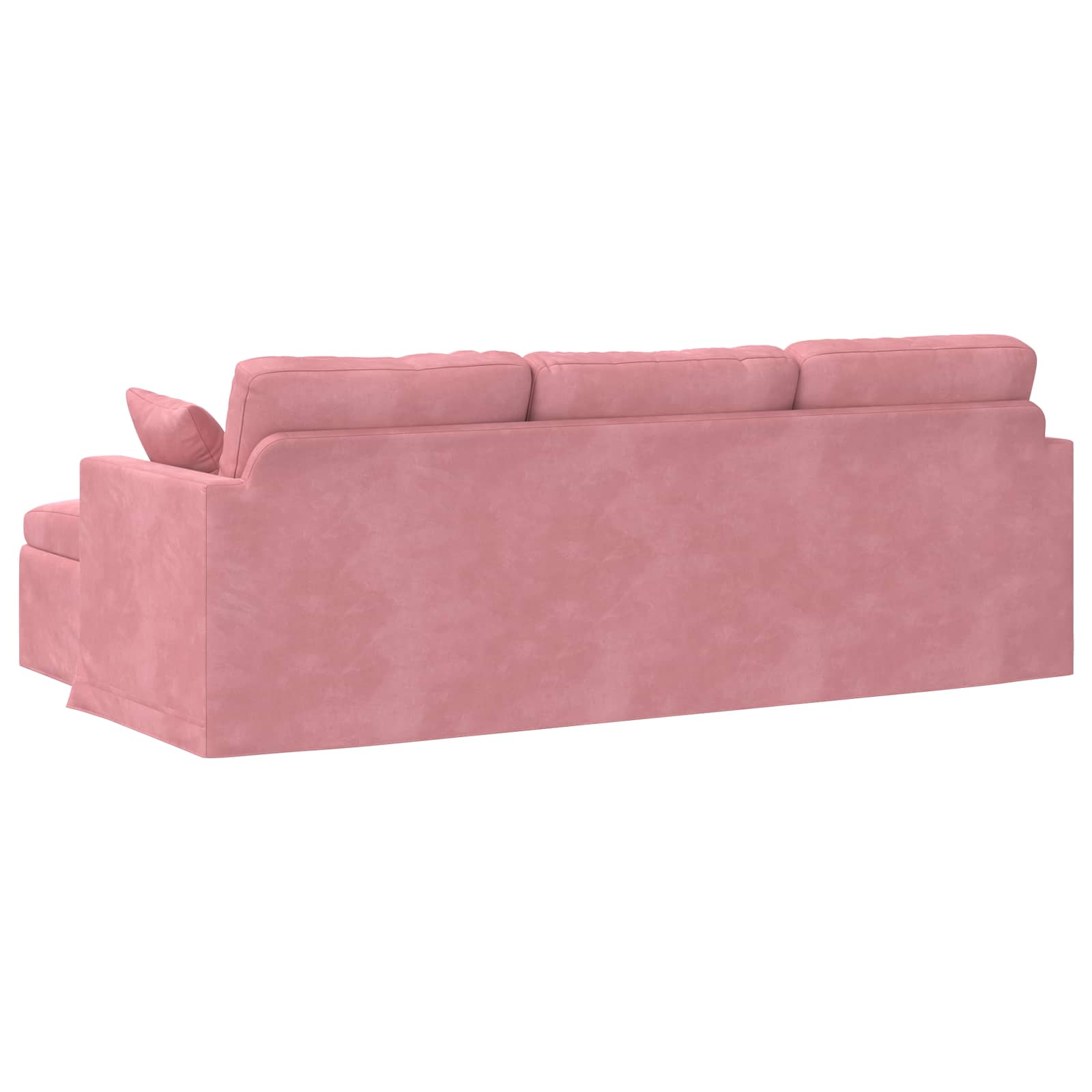 Bank Roze 228 x 134 x 80 cm Fluweel