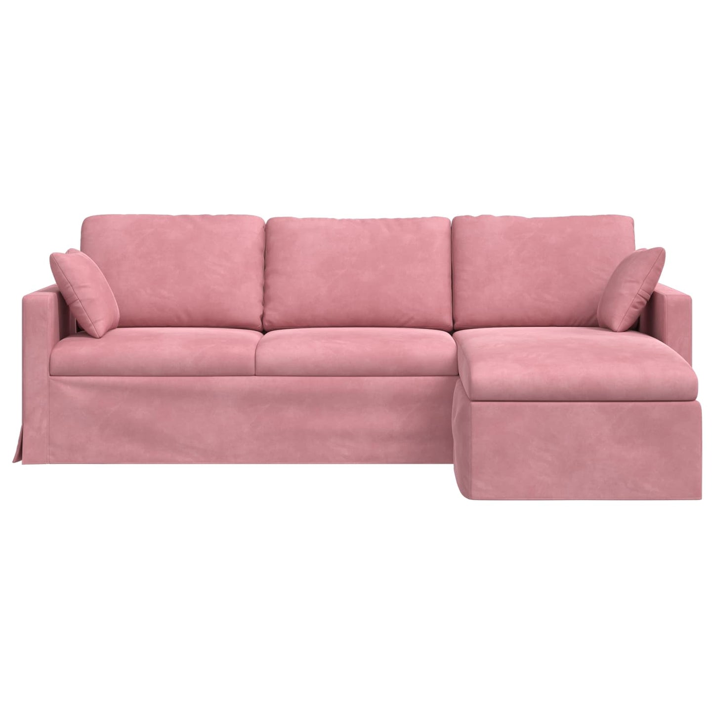Bank Roze 228 x 134 x 80 cm Fluweel