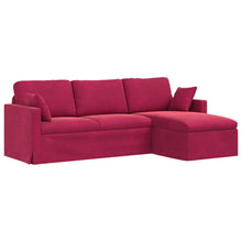 Bank Wijnrood Totale afmetingen: 228 x 134 x 80 cm (B x D x H)