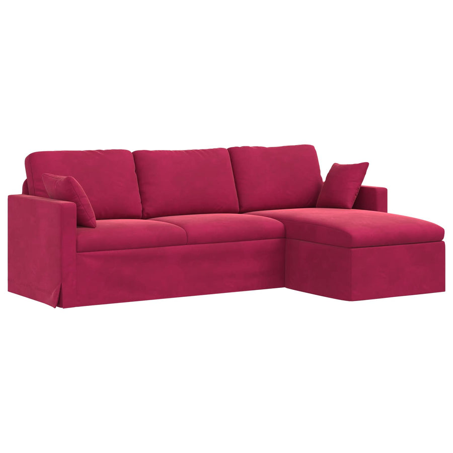 Bank Wijnrood Totale afmetingen: 228 x 134 x 80 cm (B x D x H)