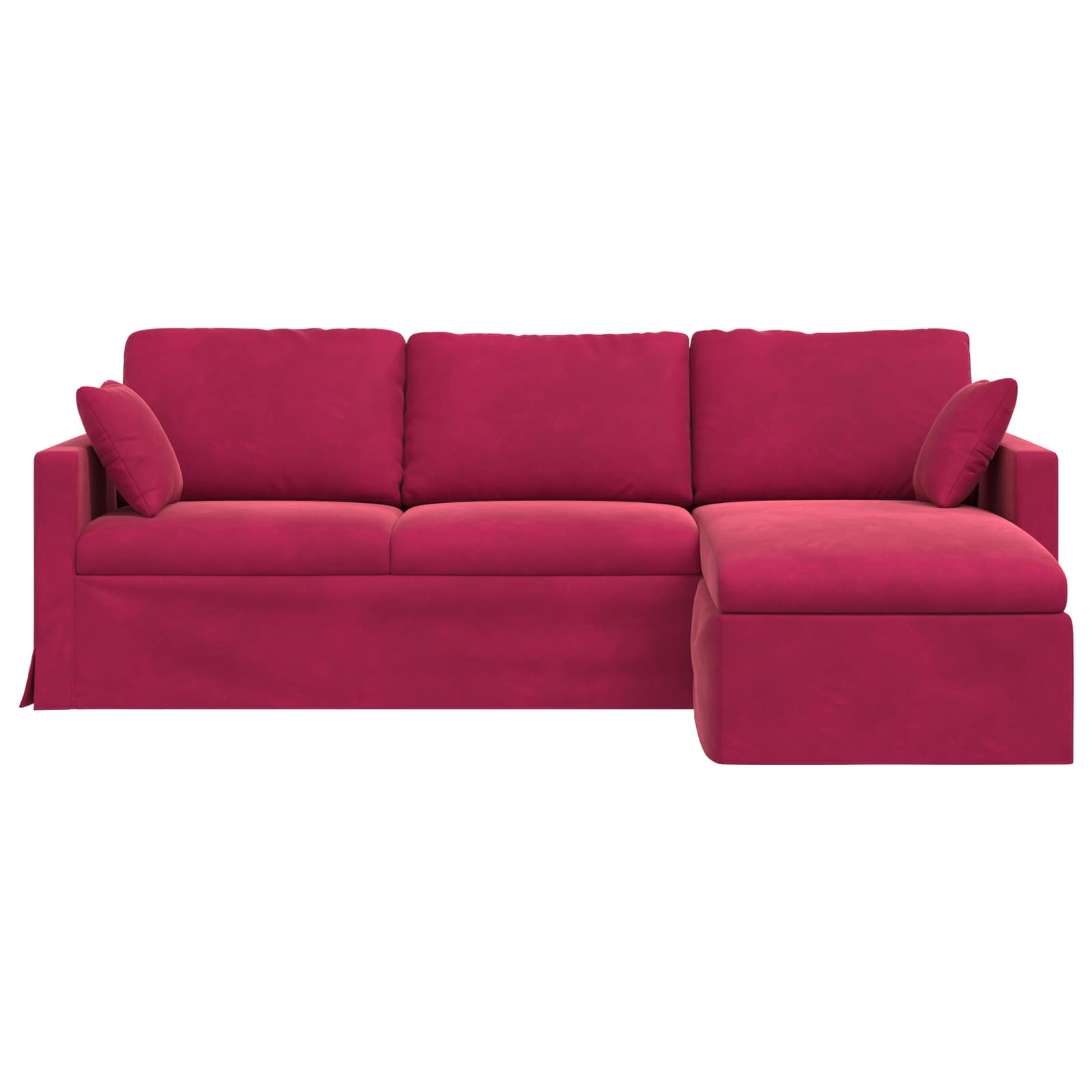 Bank Wijnrood Totale afmetingen: 228 x 134 x 80 cm (B x D x H)