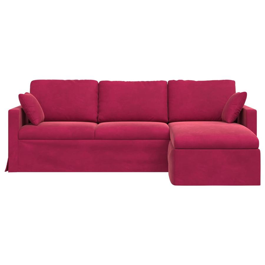 Bank Wijnrood Totale afmetingen: 228 x 134 x 80 cm (B x D x H)