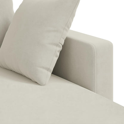 Bank Crème Totale afmetingen: 228 x 134 x 80 cm (B x D x H)
