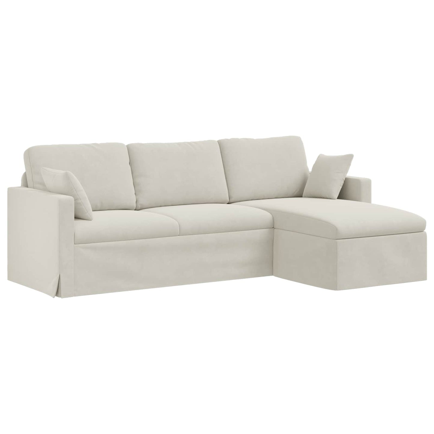 Bank Crème Totale afmetingen: 228 x 134 x 80 cm (B x D x H)