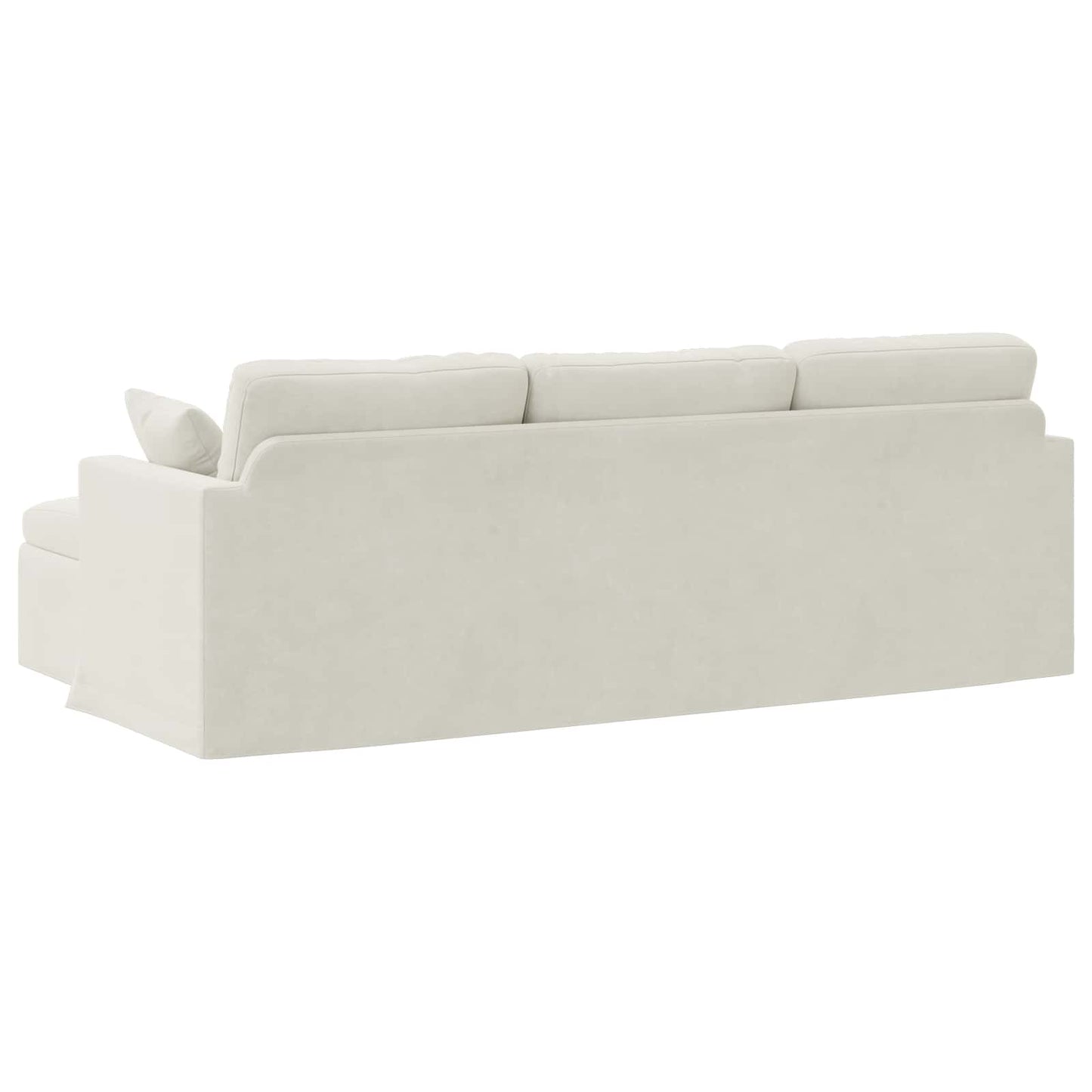 Bank Crème Totale afmetingen: 228 x 134 x 80 cm (B x D x H)