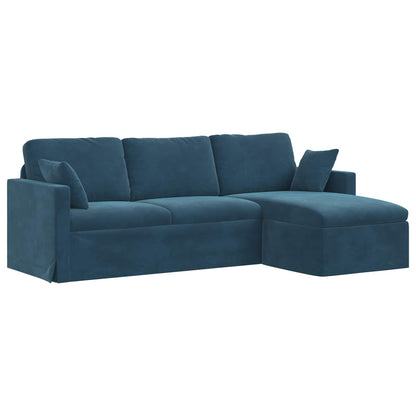 Bank Blauw Totale afmetingen: 228 x 134 x 80 cm (B x D x H)