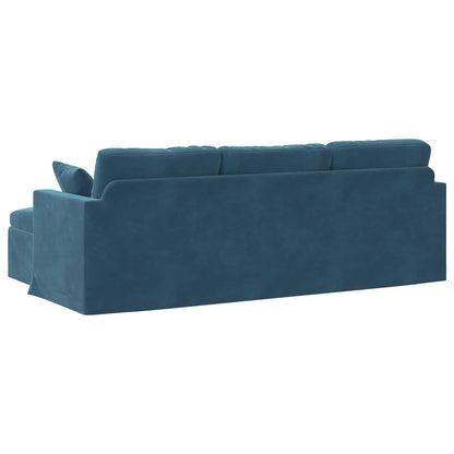Bank Blauw Totale afmetingen: 228 x 134 x 80 cm (B x D x H)