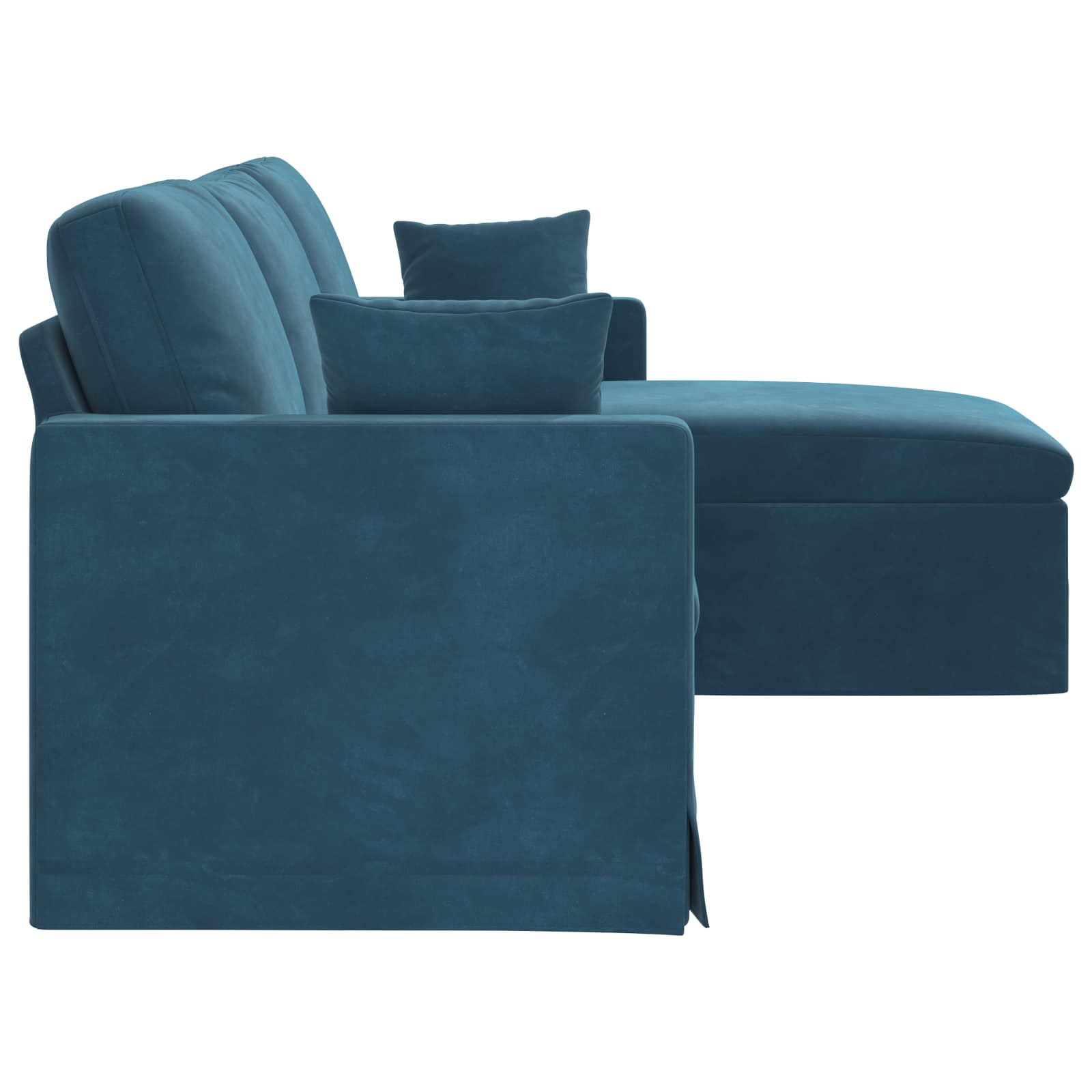 Bank Blauw Totale afmetingen: 228 x 134 x 80 cm (B x D x H)