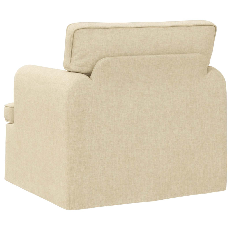 Bank 60cm Crème Metaal