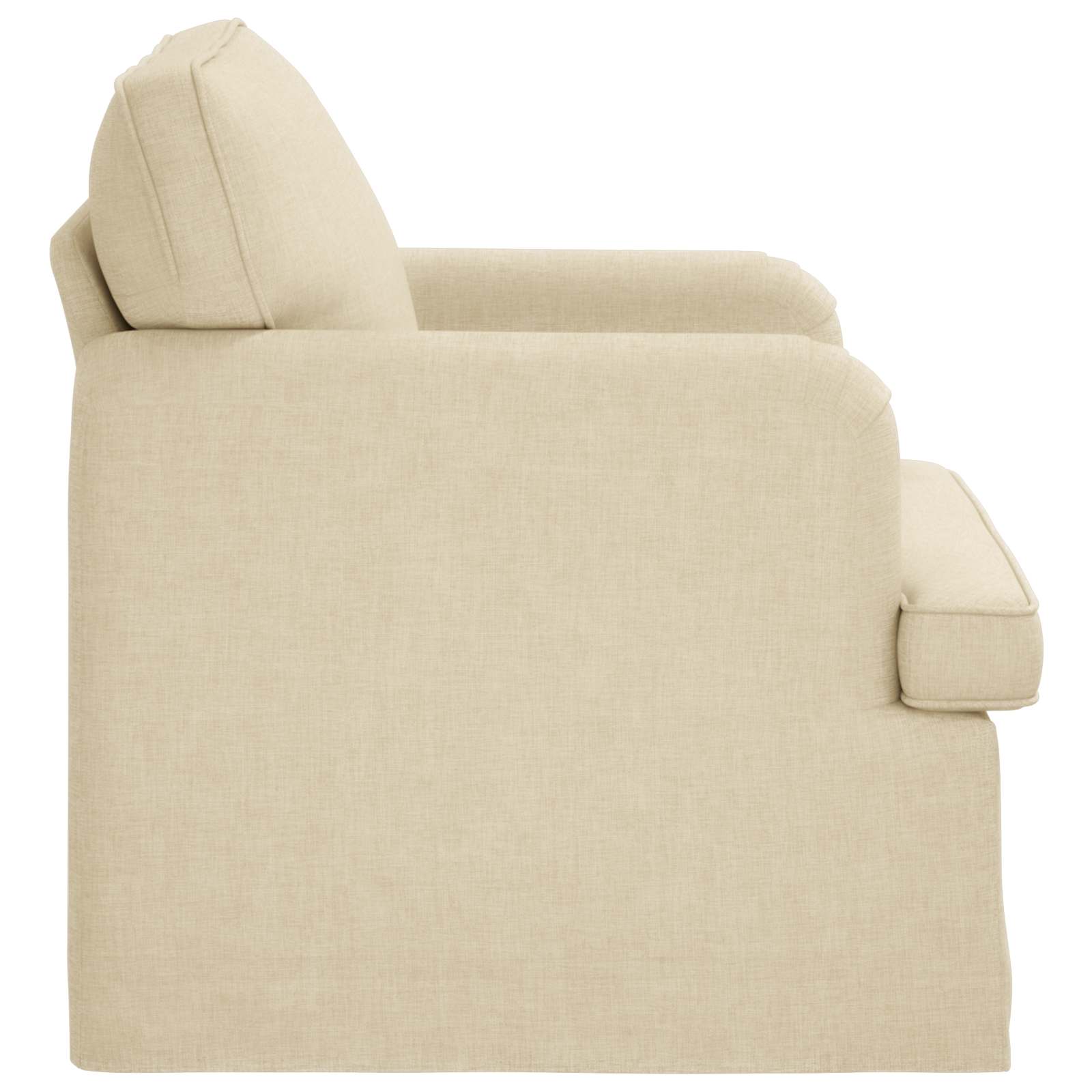 Bank 60cm Crème Metaal