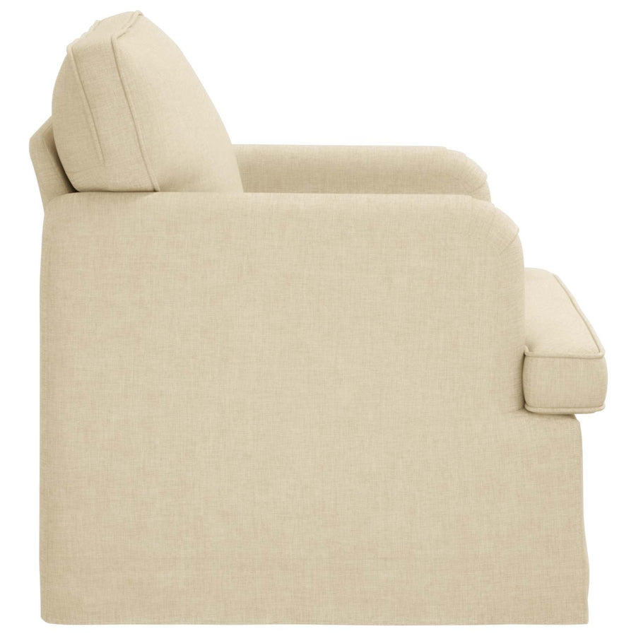 Bank 60cm Crème Metaal