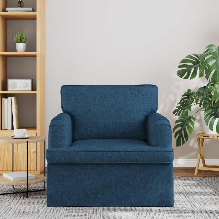 Bank 60cm Blauw Metaal