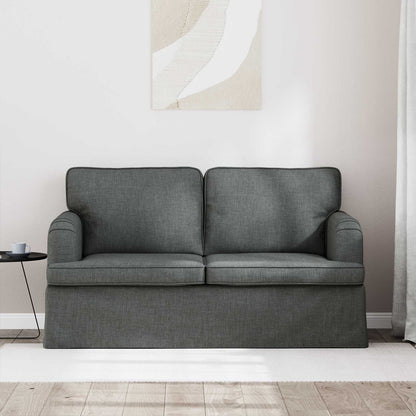 Bank Donkergrijs 142 x 80 x 85 cm Metaal