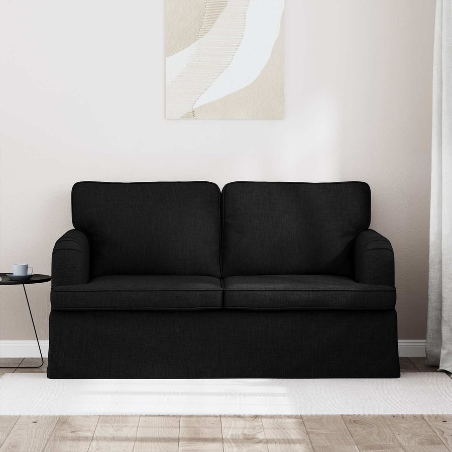 Bank Zwart 142 x 80 x 85 cm Metaal