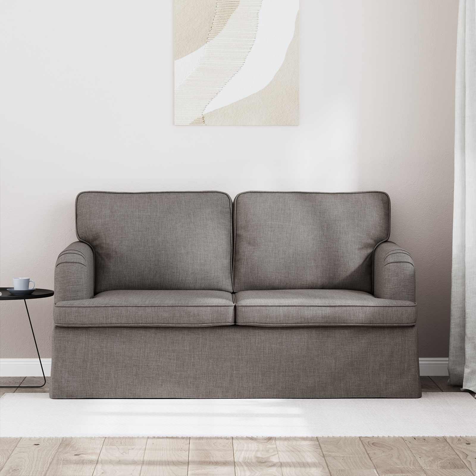 Bank Taupe 142 x 80 x 85 cm Metaal