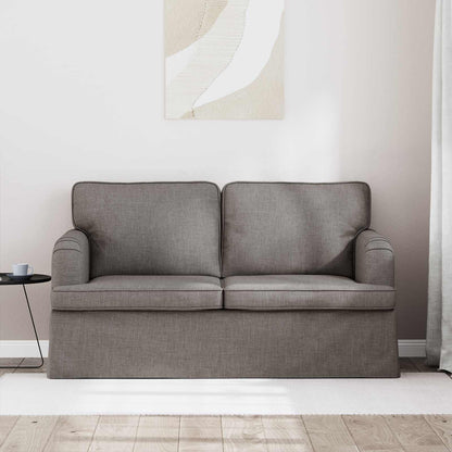 Bank Taupe 142 x 80 x 85 cm Metaal