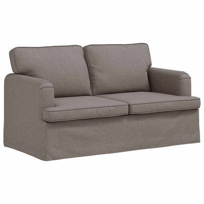 Bank Taupe 142 x 80 x 85 cm Metaal