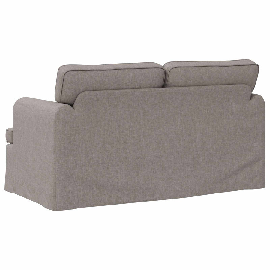 Bank Taupe 142 x 80 x 85 cm Metaal