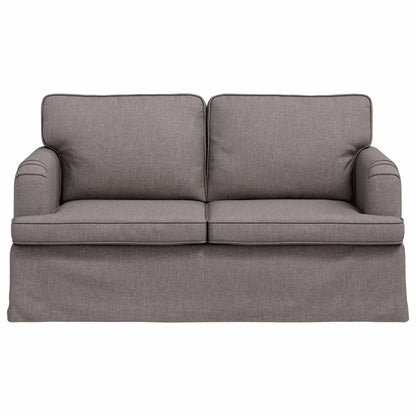 Bank Taupe 142 x 80 x 85 cm Metaal