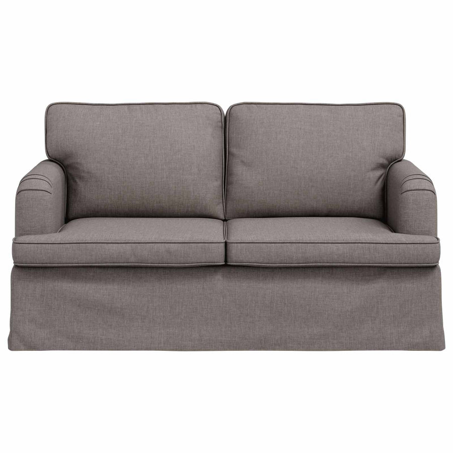 Bank Taupe 142 x 80 x 85 cm Metaal