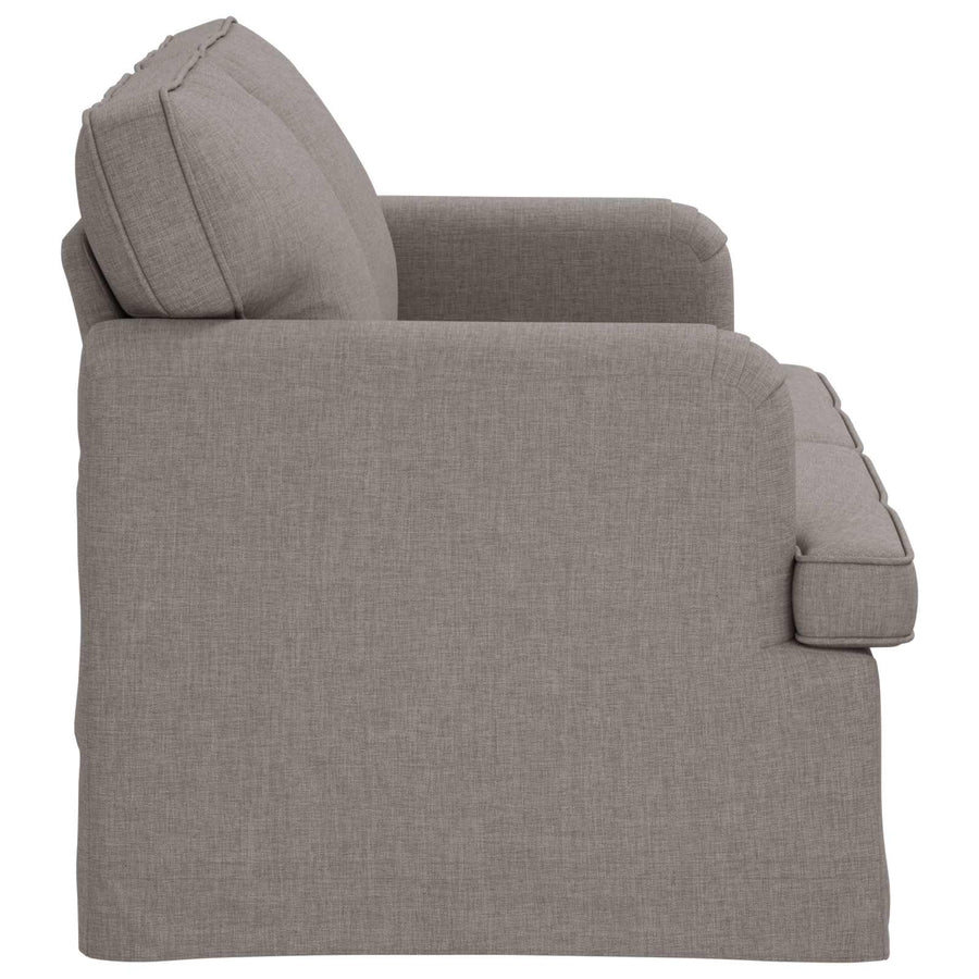 Bank Taupe 142 x 80 x 85 cm Metaal