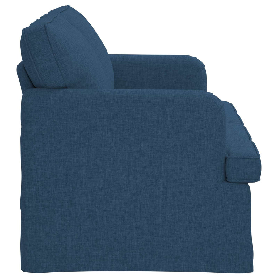 Bank Blauw 142 x 80 x 85 cm Metaal