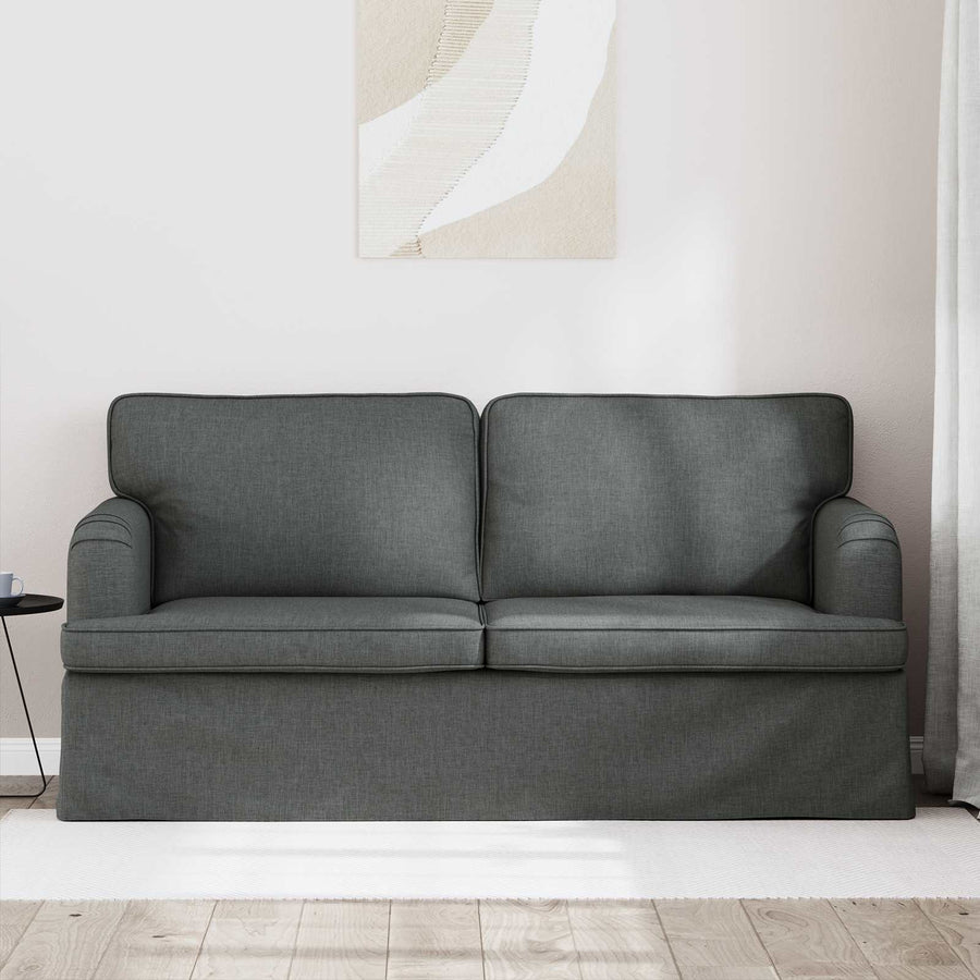 Bank Donkergrijs 142 x 80 x 85 cm Metaal
