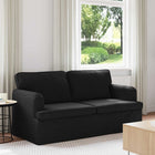 Black Sofa 142 x 80 x 85 cm Fabric