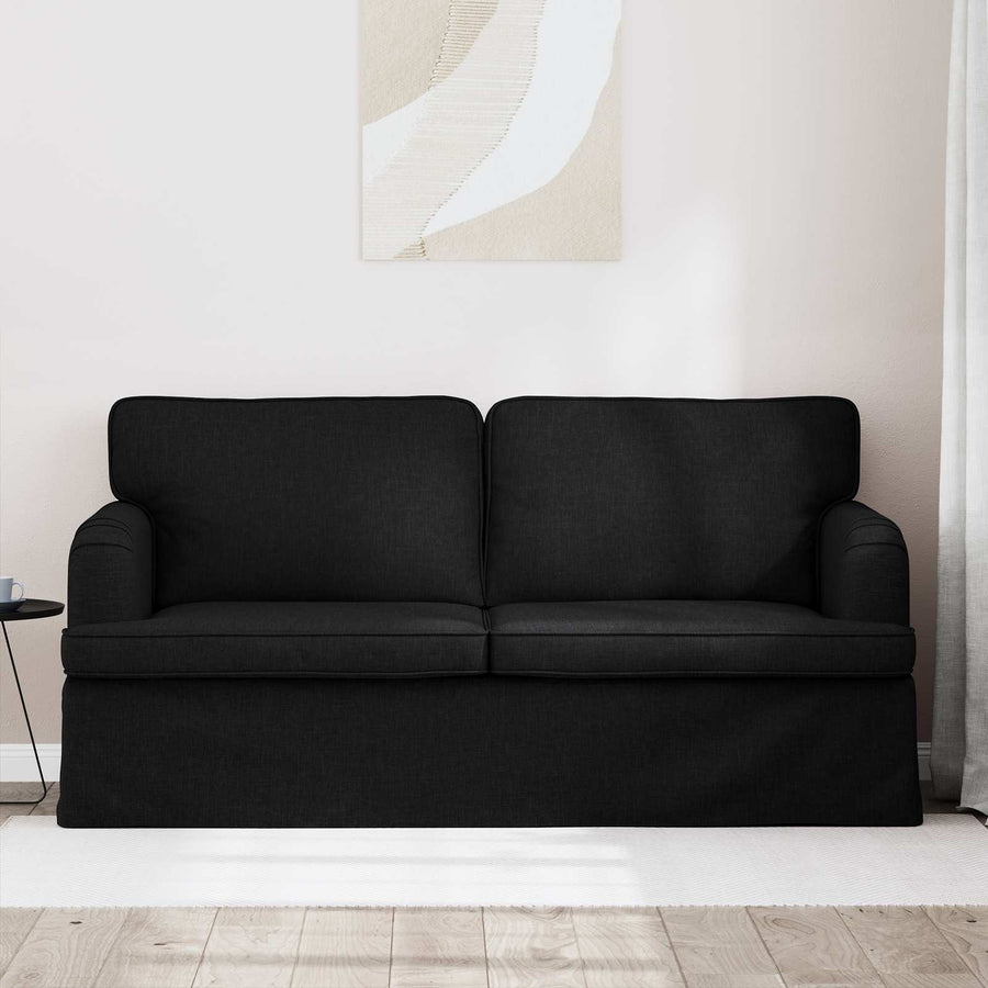 Bank 140cm Zwart Metaal