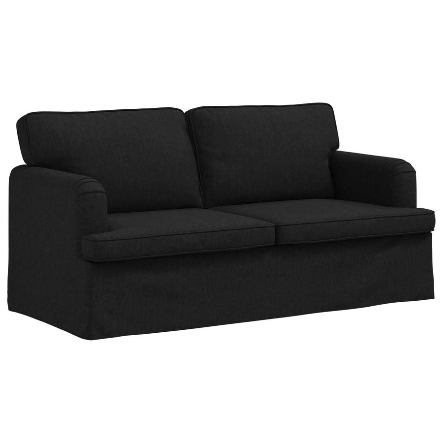 Bank 140cm Zwart Metaal