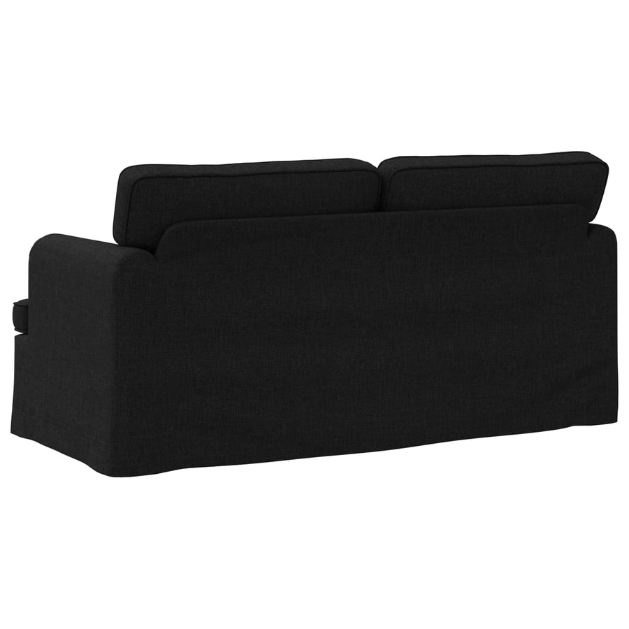 Bank 140cm Zwart Metaal