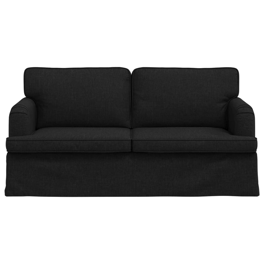 Bank 140cm Zwart Metaal