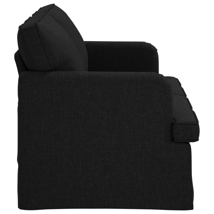 Bank 140cm Zwart Metaal