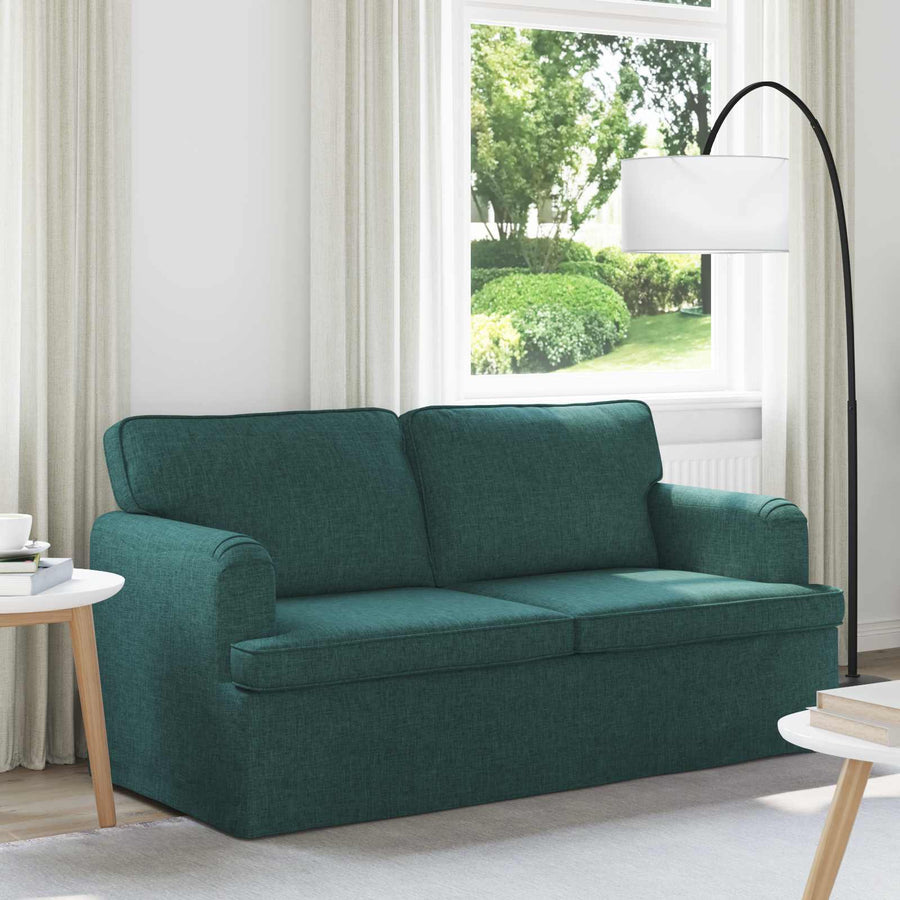 Bank 140cm Donkergroen Metaal