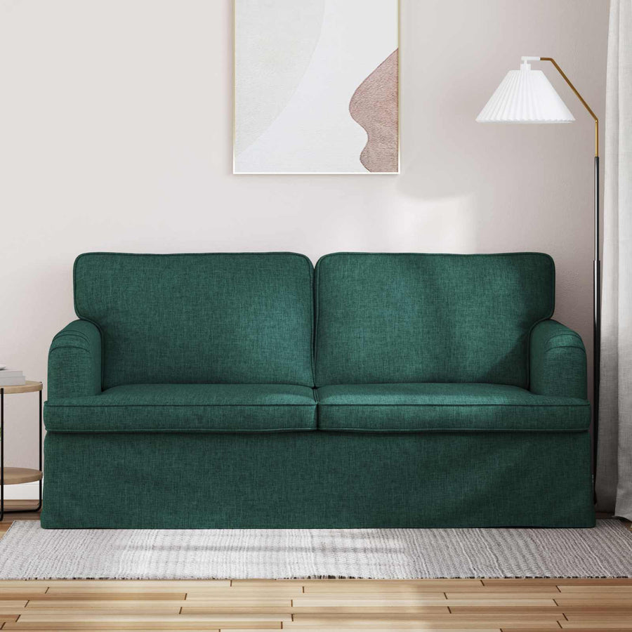 Bank 140cm Donkergroen Metaal