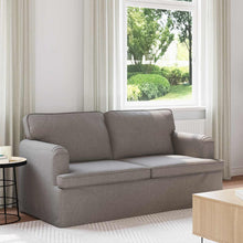 Bank 140cm Taupe Metaal