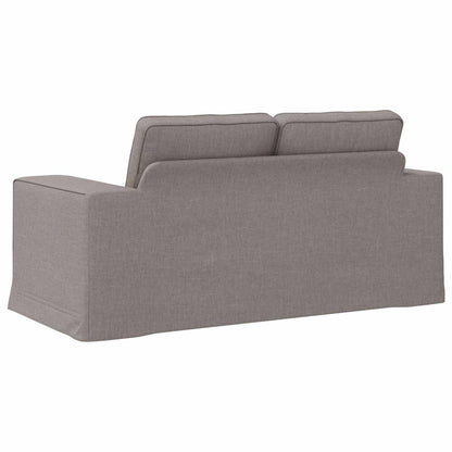 Bank 140cm Taupe Metaal