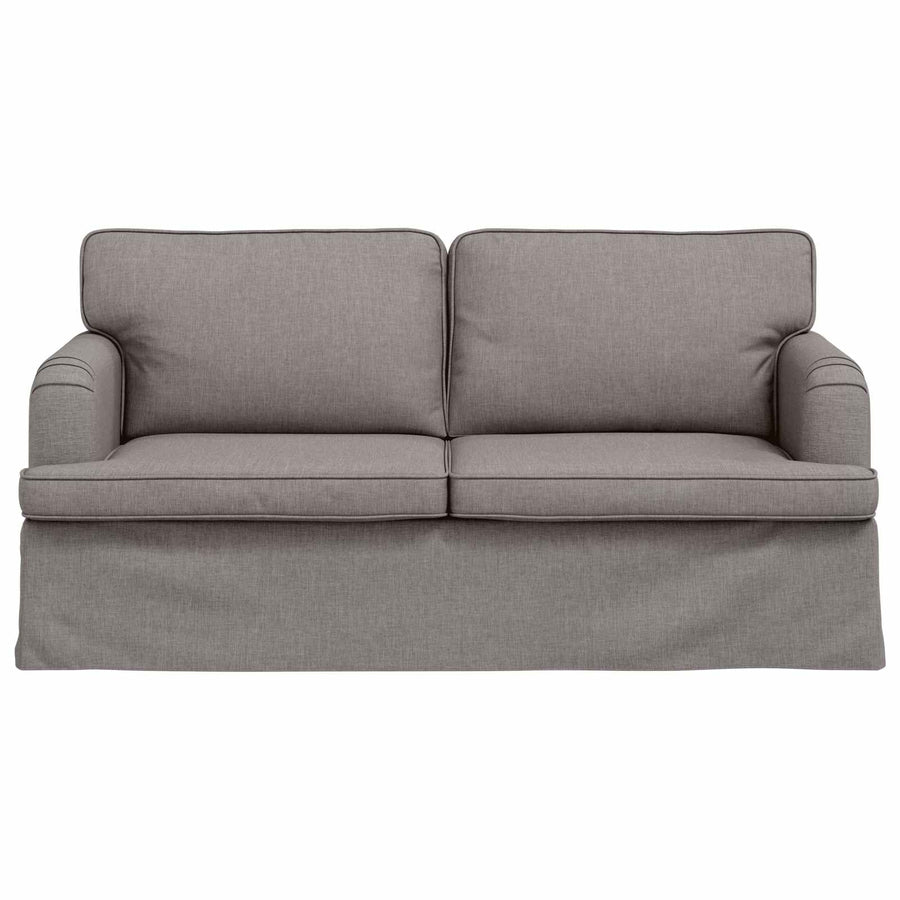 Bank 140cm Taupe Metaal