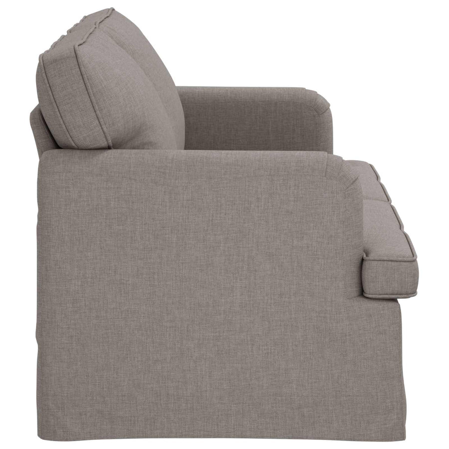 Bank 140cm Taupe Metaal