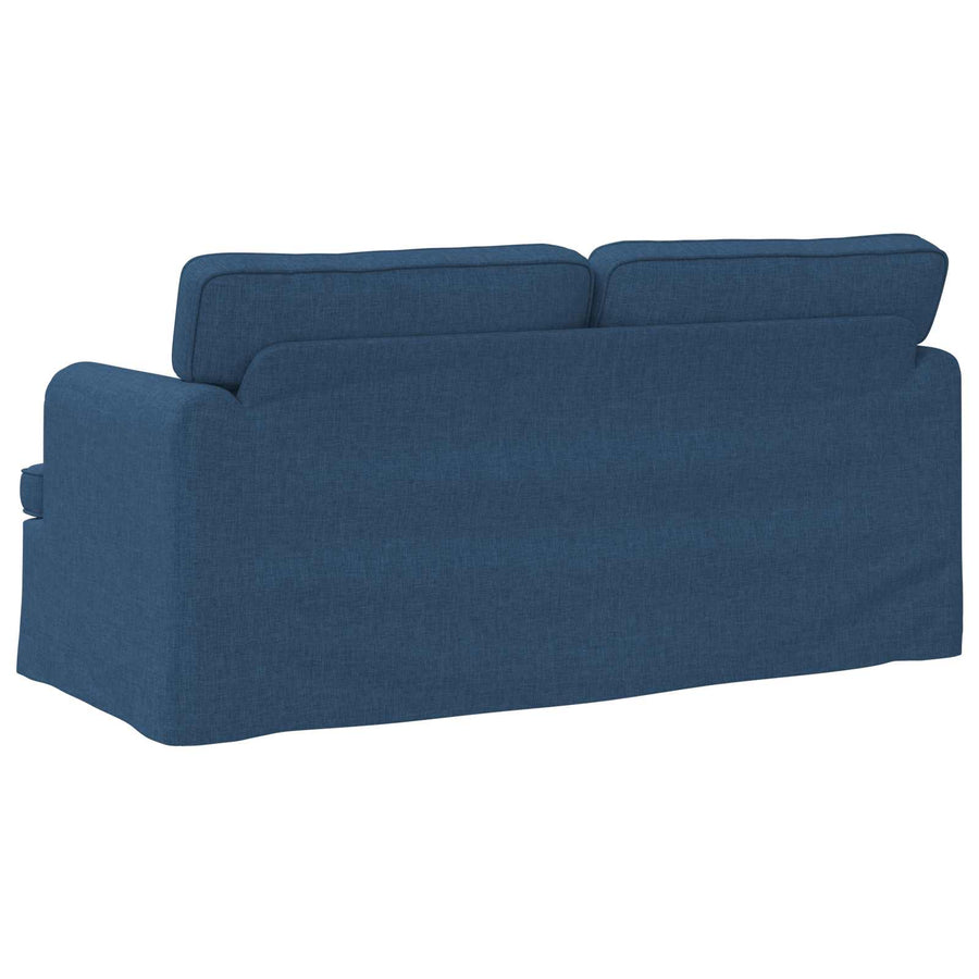 Bank 140cm Blauw Metaal