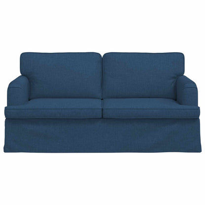 Bank 140cm Blauw Metaal