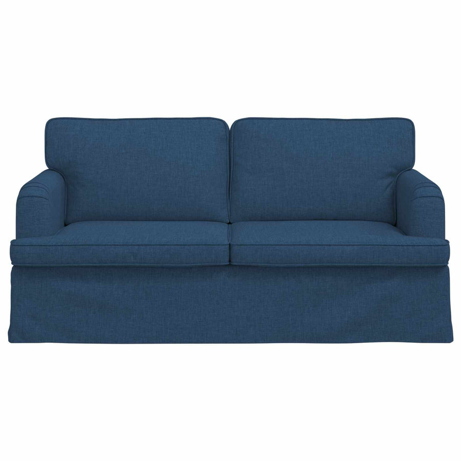 Bank 140cm Blauw Metaal